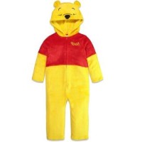  Disney Winnie the Pooh Baby Boys Fleece Zip-Up Costume